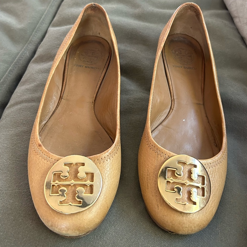 Tory Burch Tan Ballet Flats (8)